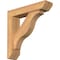 Ekena Millwork Funston Slat Smooth Bracket w/ Offset Brace, Western Red Cedar, 5 1/2"W x 24"D x 24"H BKT0604X24X24FST06SWR - alternate 1